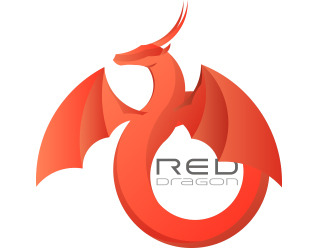 Projekt logo dla firmy RED Dragon  | Projektowanie logo